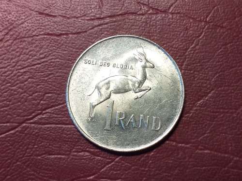 1966 RSA SILVER ONE RAND [AFRIKAANS]
