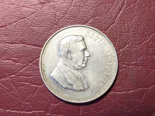 1967 RSA SILVER ONE RAND [ENGLISH]