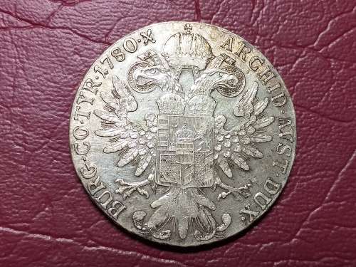 1780 MARIA THERESIA SILVER THALER