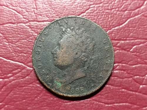1826 BRITISH ½ Penny - George IV