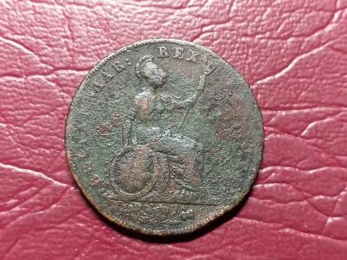 1826 BRITISH ½ Penny - George IV