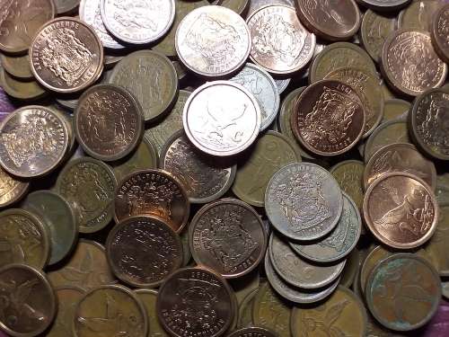A LOT OF 150 RSA 2 CENTS - [Bid per coin to take all.]