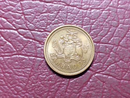 1986 BARBADOS 1 Cent - Elizabeth II - MS