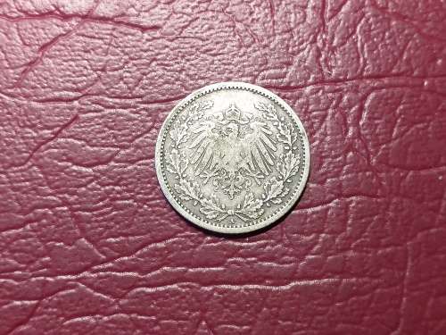 1905 GERMANY SILVER [.900]  ½ Mark - Wilhelm II