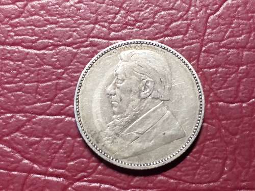 1896 ZAR STERLING SILVER SHILLING