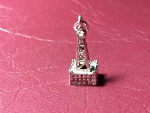 LOVELY GENUINE SOLID STERLING SILVER CHARM - [L 23 mm, 2,2 g]