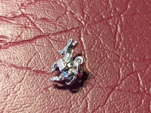 LOVELY GENUINE SOLID STERLING SILVER DONKEY CHARM - [L 12 mm]