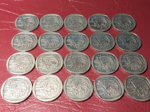 A LOT OF 20 RSA 2004 R2 COINS - 10 YEARS OF FREEDOM - [Bid per coin to take all.]