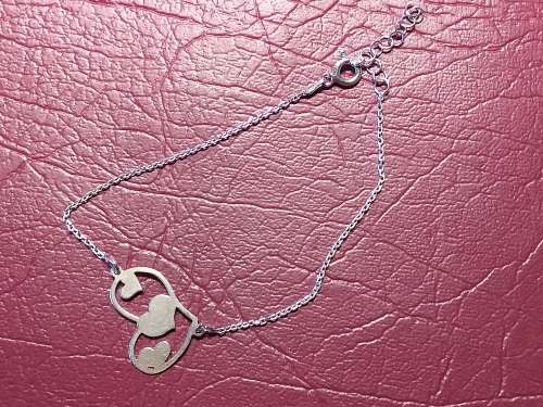 LOVELY GENUINE SOLID STERLING SILVER BRACELET