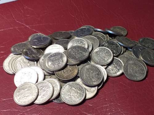 A LOT OF 100 RSA NICKEL 5 CENTS - [Bid per coin to take all.]