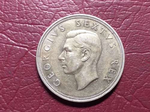1951 SA UNION SILVER 5 SHILLINGS