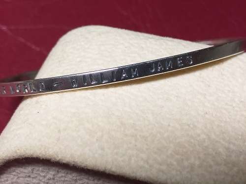 LOVELY GENUINE SOLID STERLING SILVER BANGLE IN VERY GOOD CONDITION - [11,5 g]