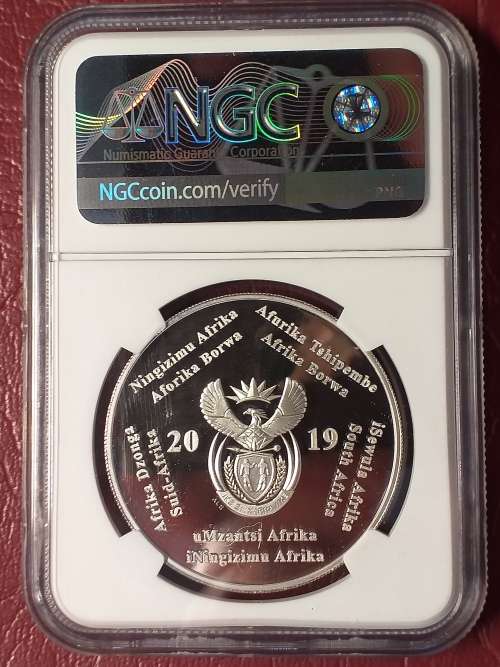 2019 RSA SILVER R2 - INVENTIONS - NGC GRADED PF 69 ULTRA CAMEO