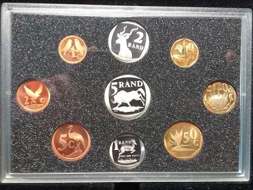 1995 RSA PROOF COIN SET CAPSULED IN SAM BOX