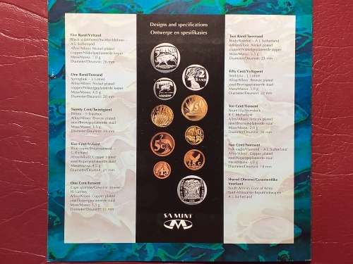 1995 RSA PROOF COIN SET CAPSULED IN SAM BOX