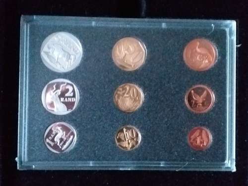 1996 RSA PROOF COIN SET CAPSULED IN SAM BOX
