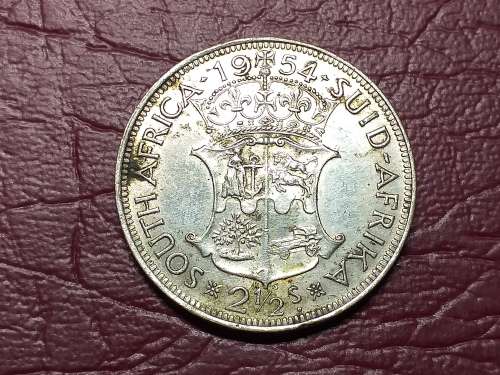 1954 SA UNION 2.5 SHILLINGS