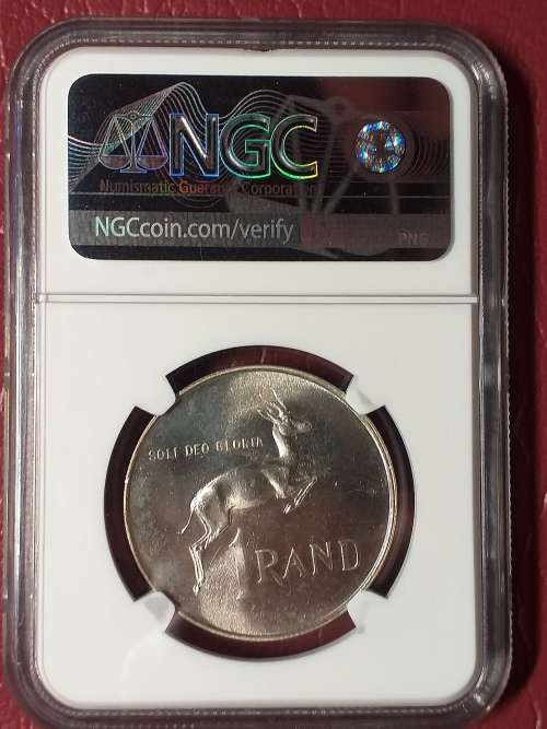 1965 RSA SILVER RAND - NGC GRADED MS 65 - [English] - RARE