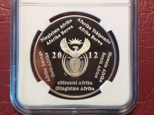 2012 RSA SILVER R2 - SOUTH POLE DISCOVERY - NGC GRADED PF 69 ULTRA CAMEO