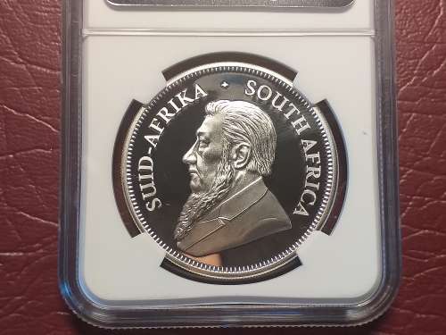 2022 RSA SILVER KRUGERRAND - NGC GRADED PF 69 ULTRA CAMEO
