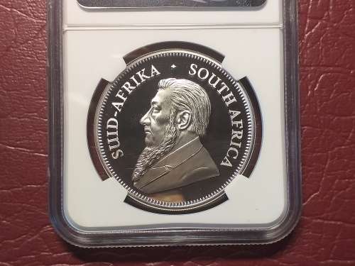 2020 SILVER KRUGERRAND NGC GRADED PF 68 ULTRA CAMEO