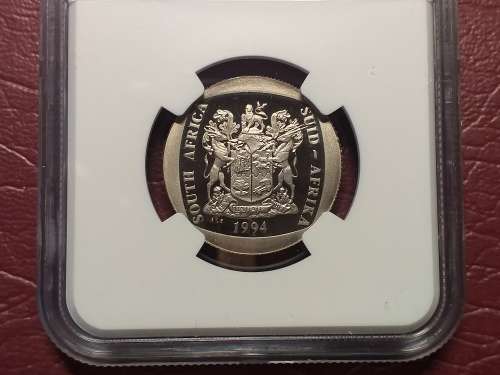 PF 69 ULTRA CAMEO 1994 RSA R5 PRESIDENTIAL INAGURATION - NGC GRADED