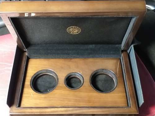 LOVELY EMPTY COIN BOX FOR OR TAMBO CENTENARY SILVER COIN SET