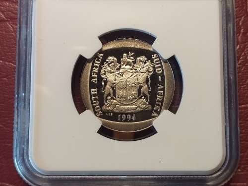 PF 68 ULTRA CAMEO 1994 RSA R5 PRSIDENTIAL INAGURATION - NGC GRADED