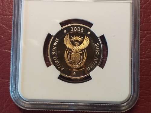 PF 69 ULTRA CAMEO 2008 RSA R5 - MIRRORED - NGC GRADED