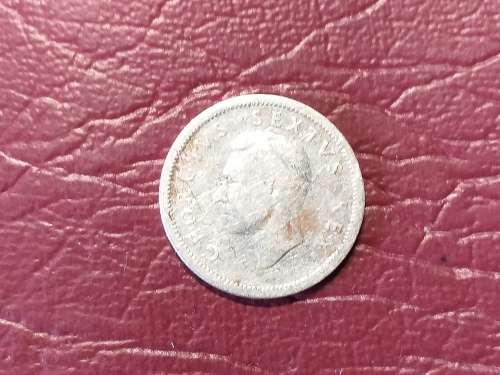 1948 SA UNION SILVER 6 PENCE