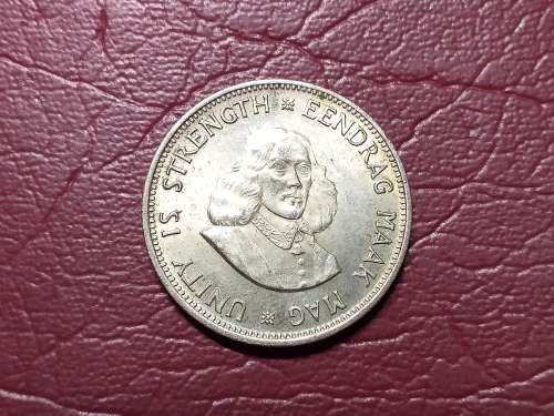 1964 RSA SILVER 20 CENT - [AU]