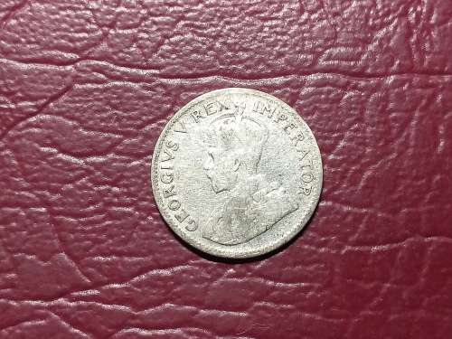 1932 SA UNION SILVER 3 PENCE