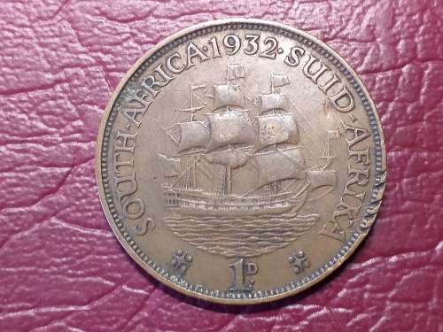1932 SA UNION PENNY