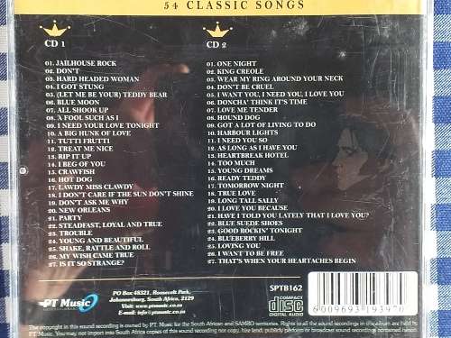 ELVIS THE KING OF ROCK AND ROLL - MEMORIES - 54 CLASSIC SONGS - DOUBLE CD