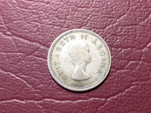 1957 SA UNION SILVER 3 PENCE