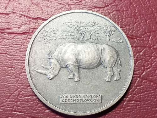 ZOO DVUR KRALOVE CZECHOSLOVAKIA MEDALLION - [28 g, Diameter 40 mm]