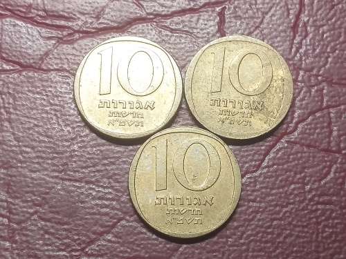 3 X ISRAEL 10 New Agorot