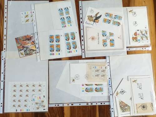 CISKEI - FDC - CONTROLE BLOCKS - DATE STAMP CARDS - IN PLASTIC SLEEVES - MINT CONDITION