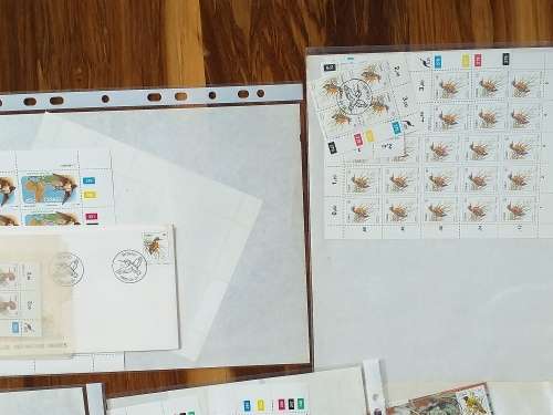 CISKEI - FDC - CONTROLE BLOCKS - DATE STAMP CARDS - IN PLASTIC SLEEVES - MINT CONDITION