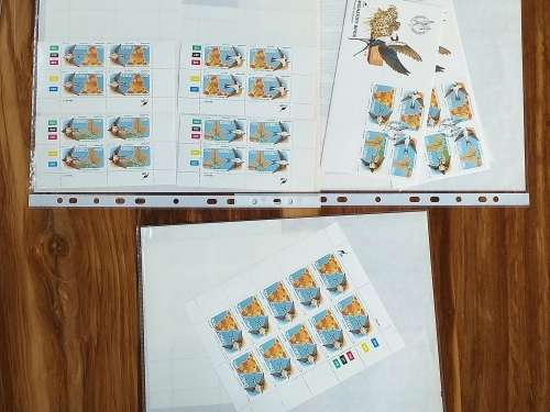 CISKEI - FDC - CONTROLE BLOCKS - DATE STAMP CARDS - IN PLASTIC SLEEVES - MINT CONDITION