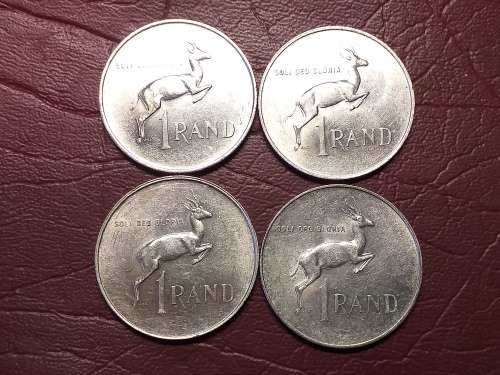 4 X 1967 RSA SIVER RANDS - [Bid per coin to take all.]