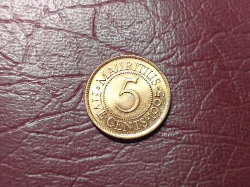 1995 MAURITIUS 5 CENT