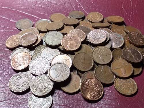 A LOT OF 100 RSA 2 CENTS - [Bid per coin to take all.]