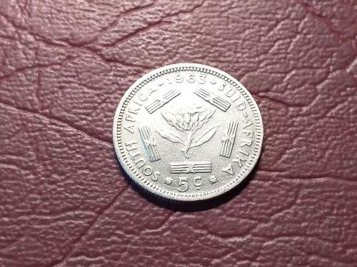 1963 RSA SILVER 5 CENT
