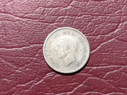 1937 SA UNION SILVER 3 PENCE