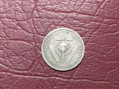 1927 SA UNION SILVER 3 PENCE