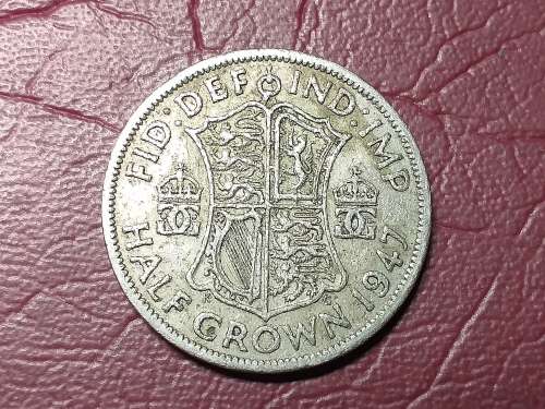 1947 BRITISH HALF CROWN