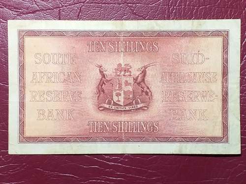 1941 SA RESERVE BANK TEN SHILLINGS NOTE - J. POSTMUS