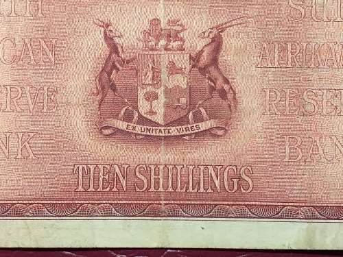 1941 SA RESERVE BANK TEN SHILLINGS NOTE - J. POSTMUS