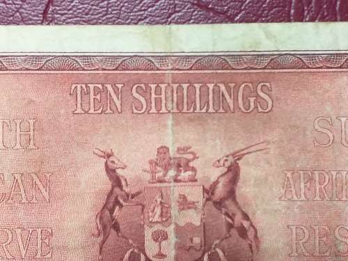 1941 SA RESERVE BANK TEN SHILLINGS NOTE - J. POSTMUS